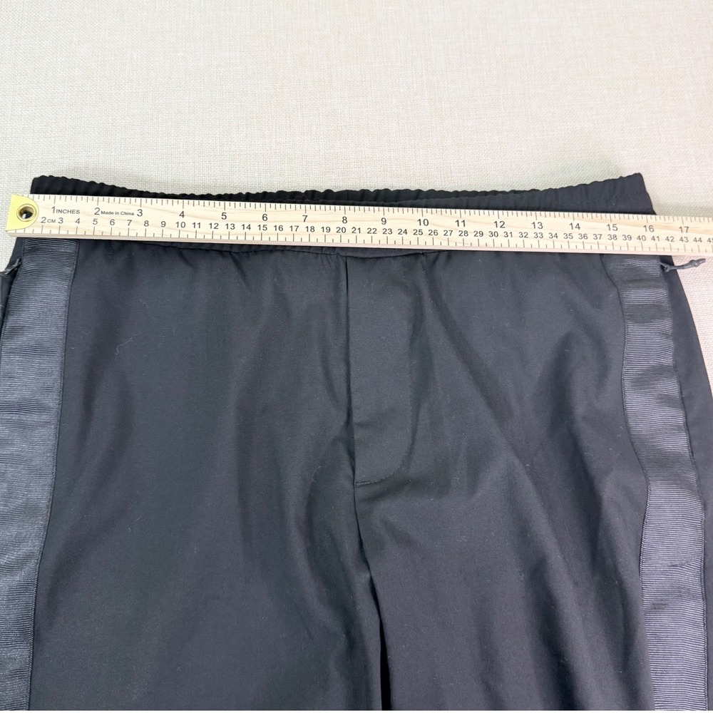 Zara Man Black Side Stripe Jogger Pants Ankle Zip Tapered Trouser Size L 32 - Picture 10 of 11